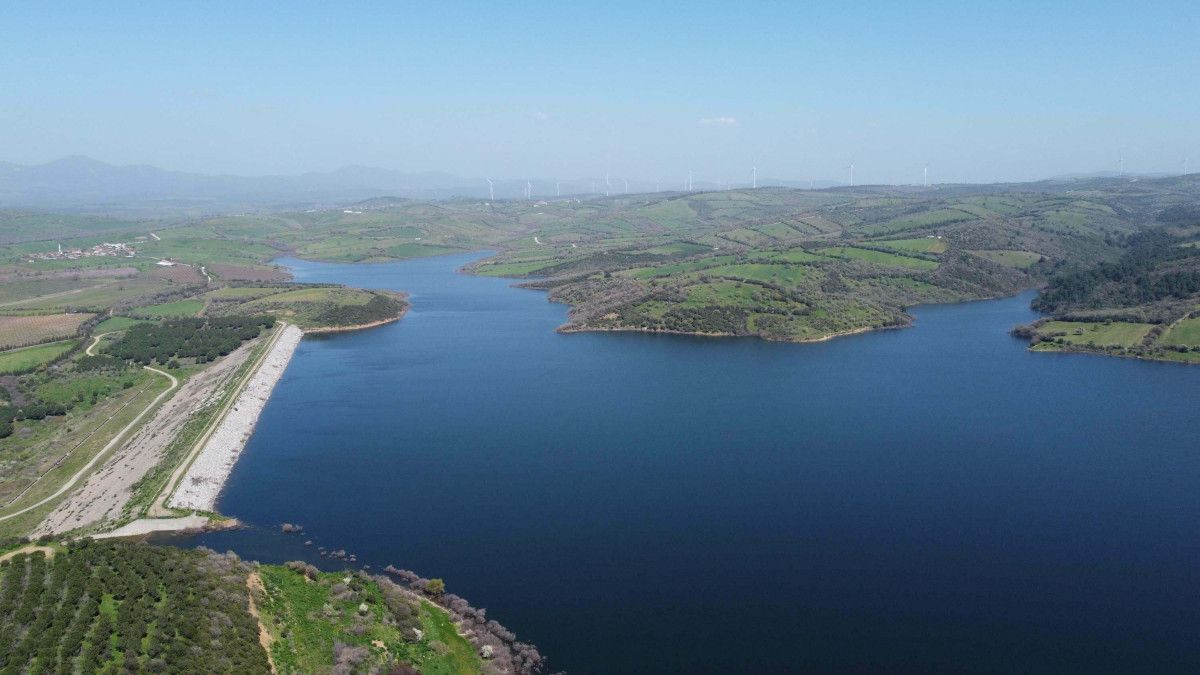 Çanakkale'de barajdaki su seviyesi, 2 ayda yüzde 83'ten 40'lara geriledi