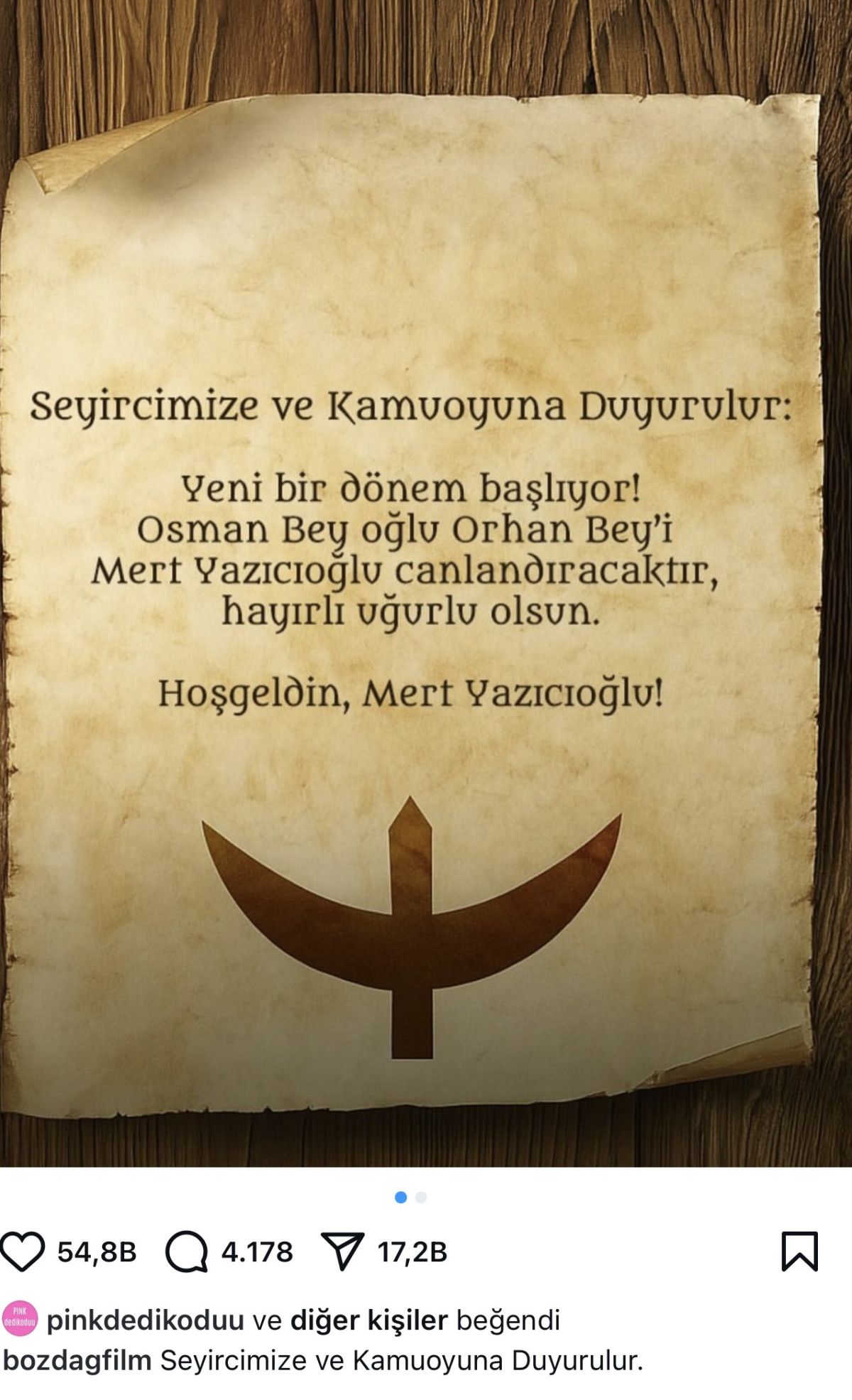 Yeni Orhan Bey Kim Olacak?