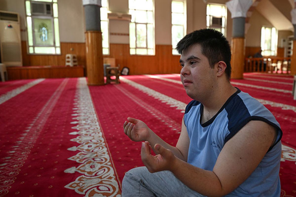 Down sendromlu Enes, Gaziantep'te Kur'an kursunun neşesi oldu