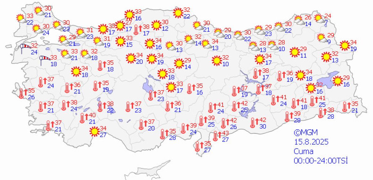 11 kente sarı kodlu fırtına uyarısı: Hızı 70 kilometreyi bulacak
