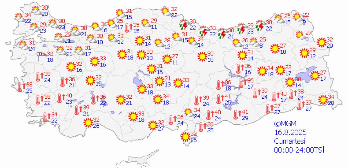 11 kente sarı kodlu fırtına uyarısı: Hızı 70 kilometreyi bulacak