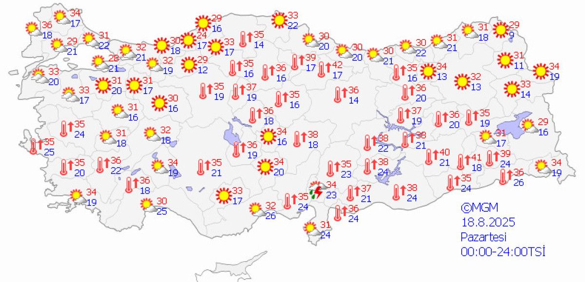 11 kente sarı kodlu fırtına uyarısı: Hızı 70 kilometreyi bulacak