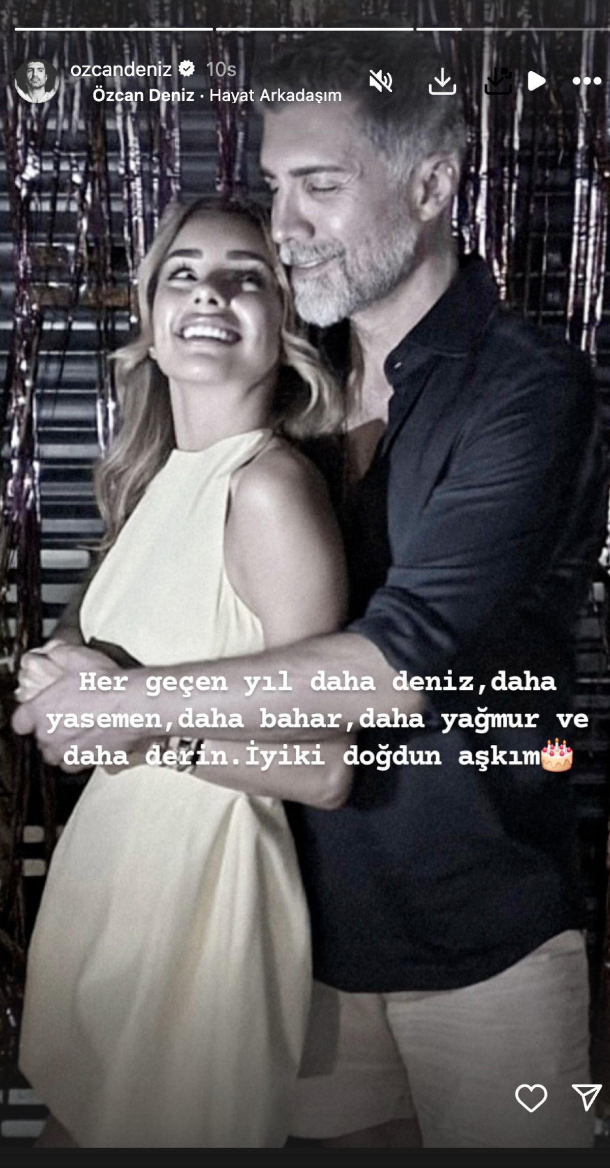 Özcan Deniz'den eşi Samar Dadgar'a aşk ilanı: Hayat arkadaşım