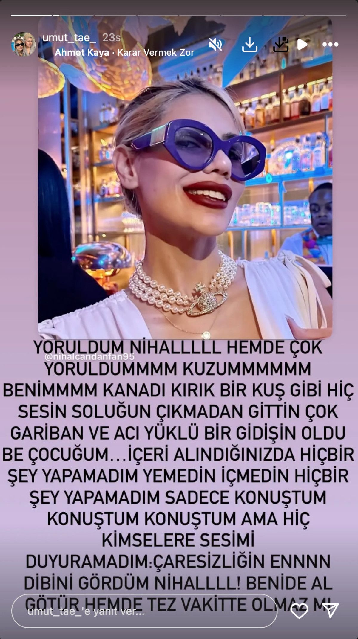 Nihal Candan'ın annesi Umut Candan'dan üzen paylaşım: Çok gariban gitti