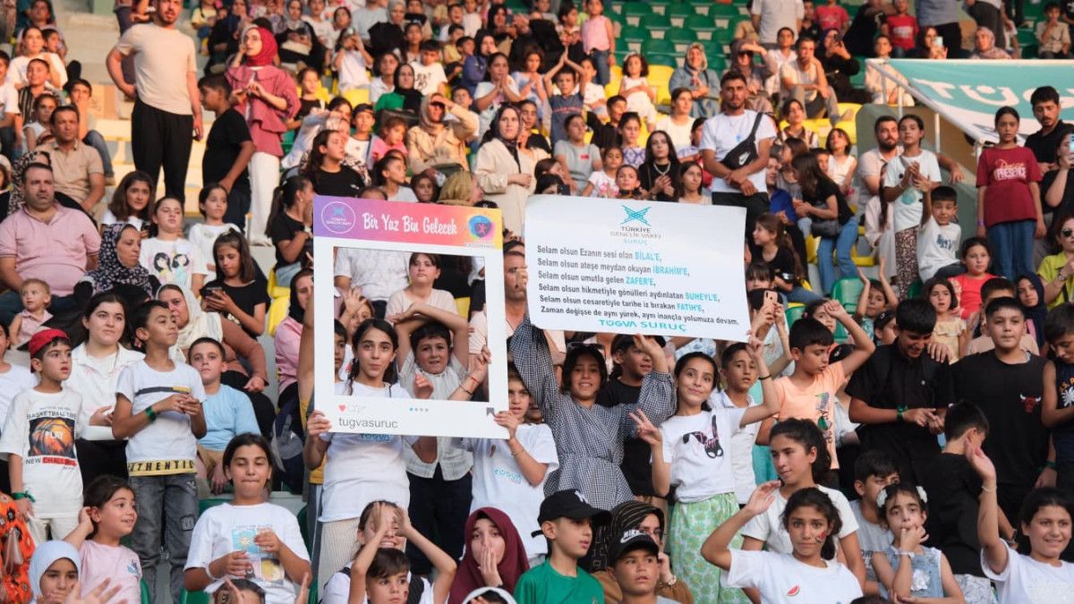 TÜGVA'dan Şanlıurfa'da 30 bin öğrenciyle coşkulu yaz okulu finali