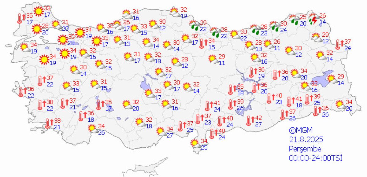 Bugünün hava durumu: Sağanak geliyor