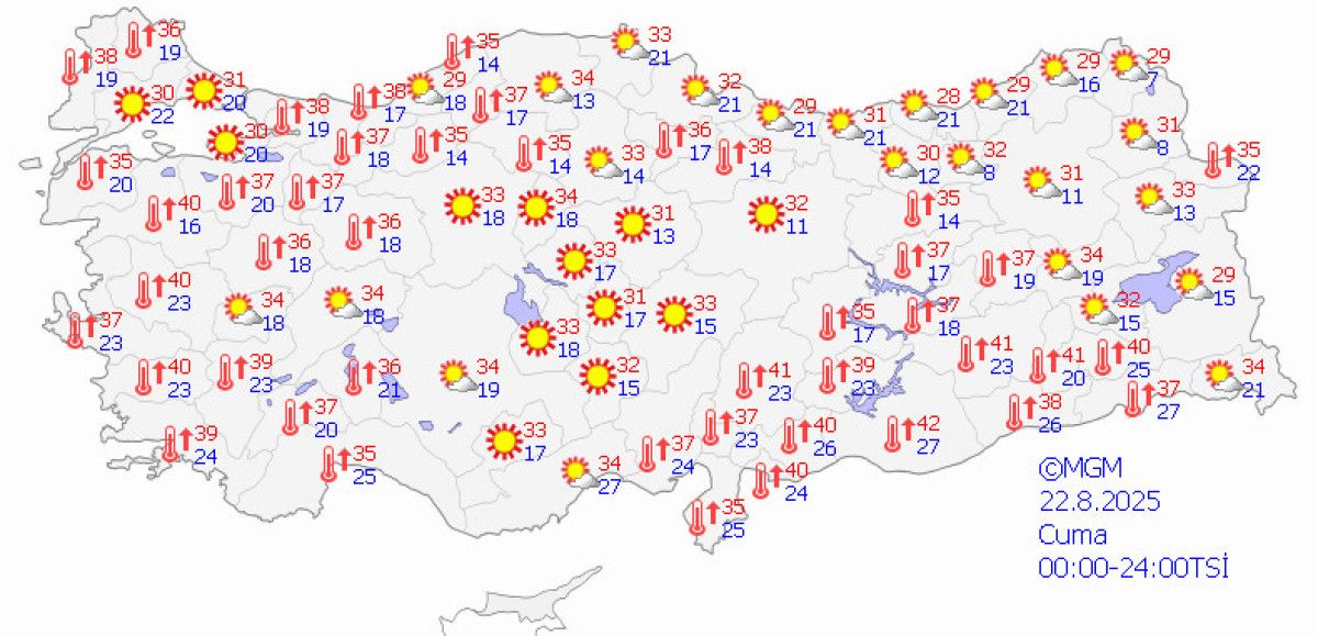 Bugünün hava durumu: Sağanak geliyor