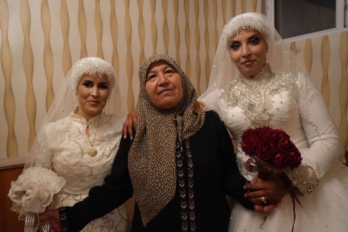 Bayburt’ta İki Kardeşin Çifte Düğünü: Faslı Gelinler, Bayburt Gelenekleriyle Mutluluk Yaşattı