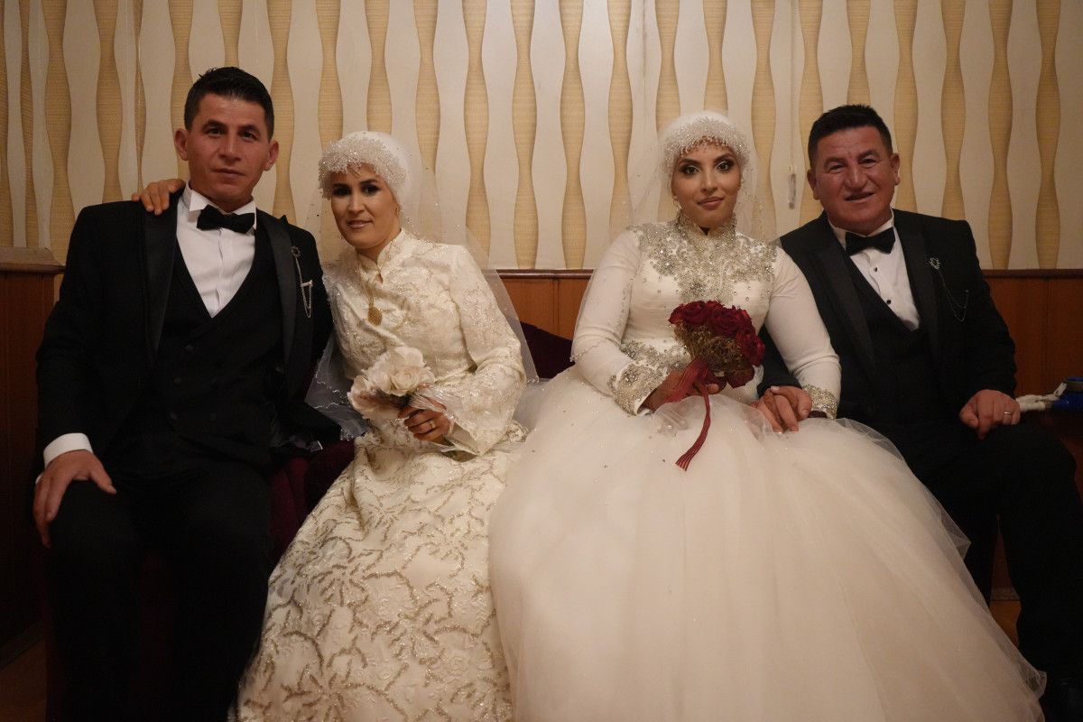 Bayburt’ta İki Kardeşin Çifte Düğünü: Faslı Gelinler, Bayburt Gelenekleriyle Mutluluk Yaşattı