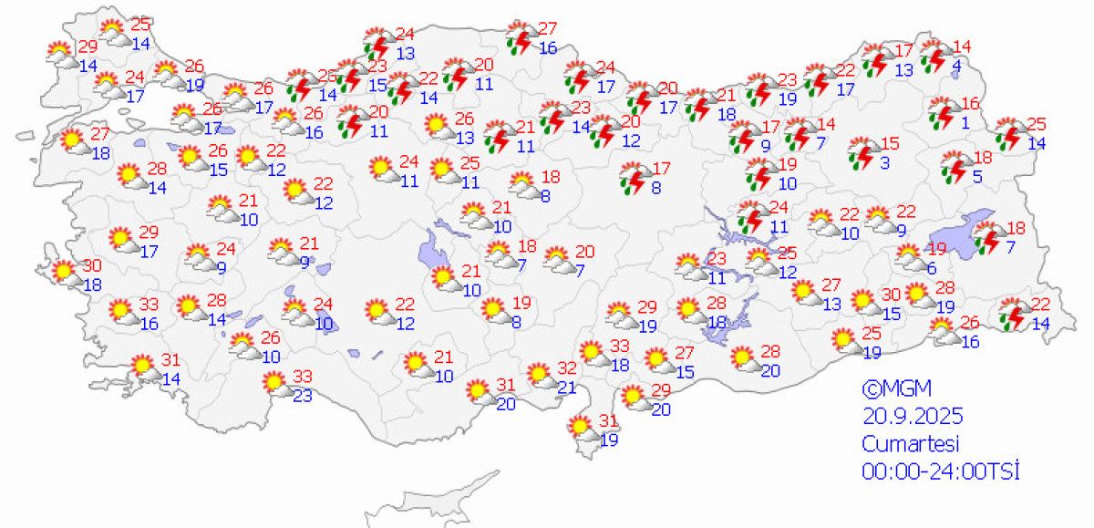Gelecek Günlerde Yağışlı Sistem Türkiye’yi Etkisi Altına Alıyor: Sıcaklıklar Düşüyor