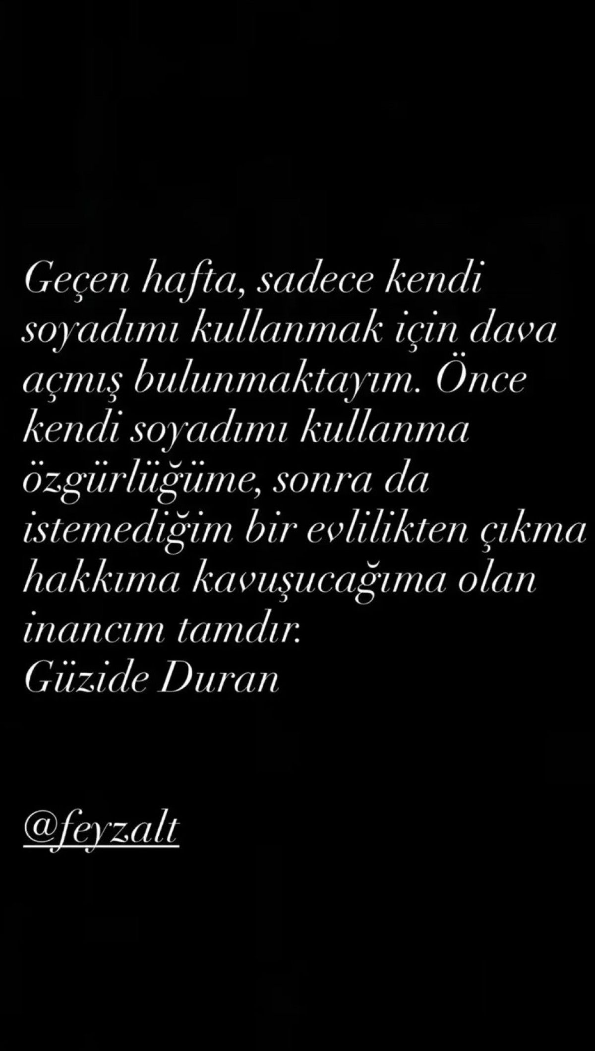 Güzide Duran'ın Soyadı Üzerindeki Özgürlük Hakkı İçin Yeni Dava