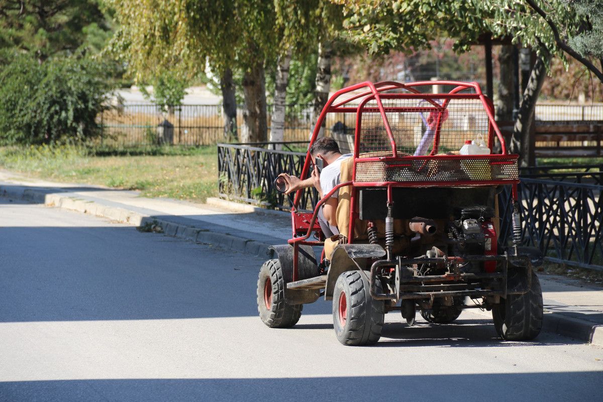 Eskişehir’de Üretken Hayal: Atık Parçalardan 370 Kilometreyi 5 Litre Benzinle Giden Araç