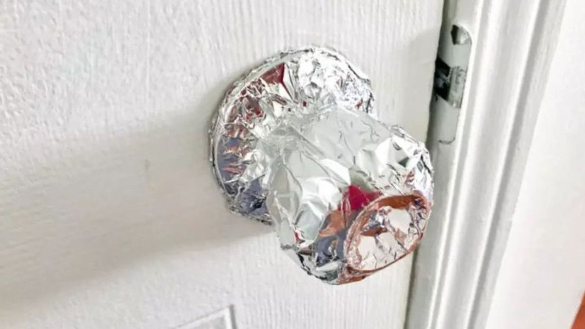 Kapı Kolu Folyo Gizlemesiyle Evinizi Ekstra Sesli Uyarı ile Koruma