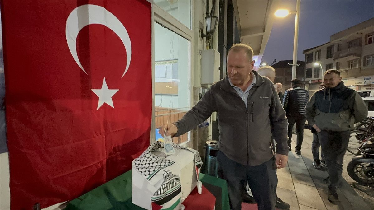 Gazze İçin Sevgi ve Yardım Elini Gölyaka’dan Ulaştıran Esnafın Hikayesi