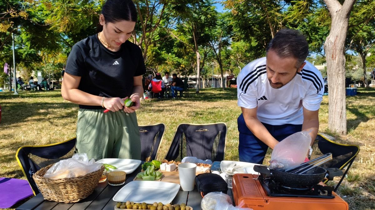 Antalya sahilinde tatil