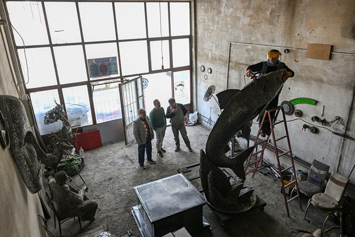 İnci Kefali Heykeliyle Van'ı Duyan Gönüller: Mutii’nin Atölyesinde Yeniden Doğuş