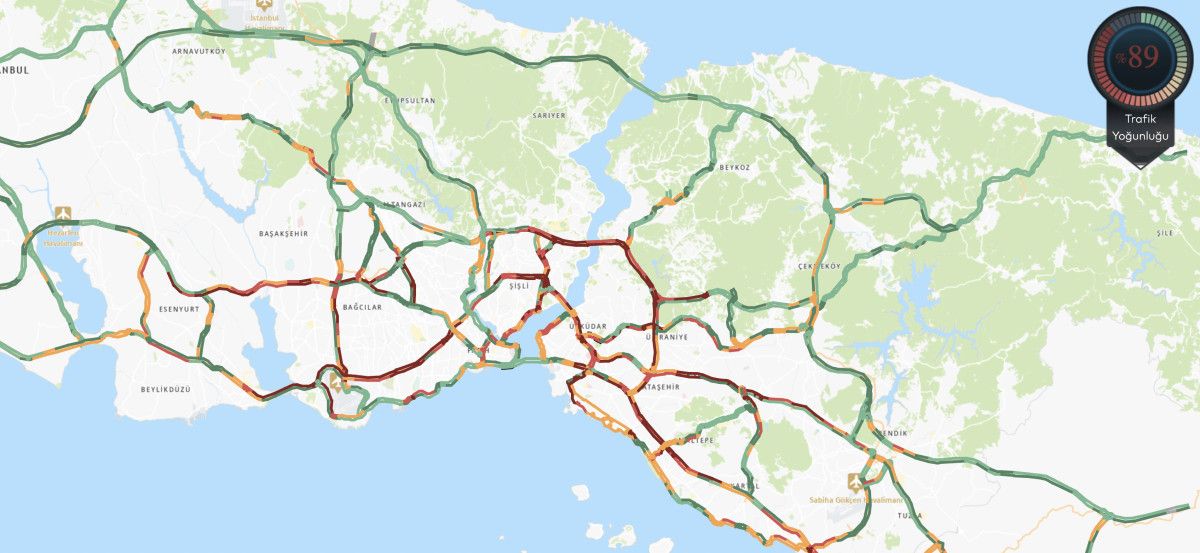 İstanbul Trafik Yoğunluğu ve Maç Öncesi Seviyeler: Akşam Saatlerinde Gelişen Denge