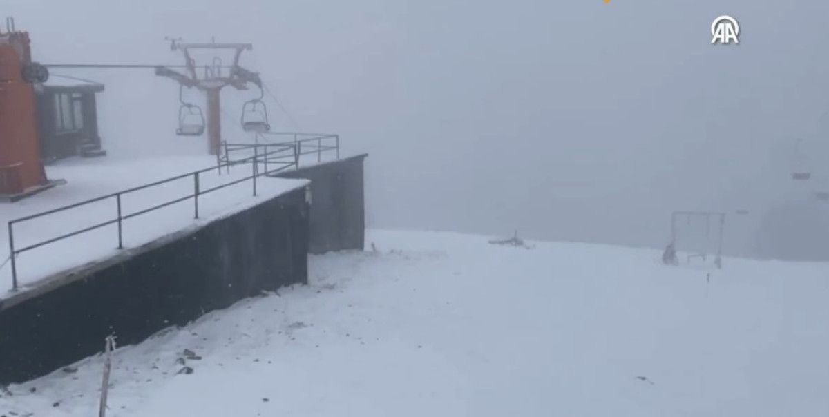 Uludağ’da Kar Yağışı Başladı: Yeni Sezon İçin Hazırlıklar Devam Ediyor