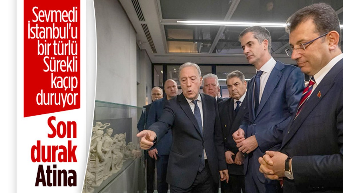 Ο Ekrem İmamoğlu παρευρέθηκε στη συνάντηση στην Αθήνα