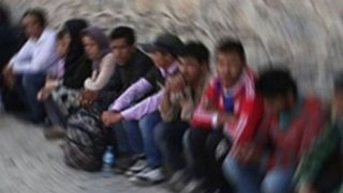 Erzincan'da 40 göçmen yakalandı