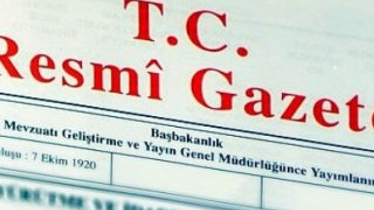Cumhurbaşkanı Erdoğan'dan atama kararları