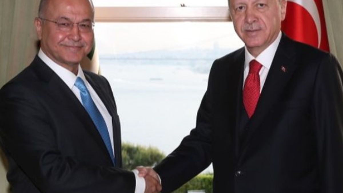 Erdoğan, Irak Cumhurbaşkanı Salih ile görüştü
