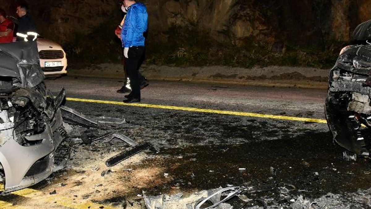 Gümüşhane'de kaza: 1 ölü 4 yaralı