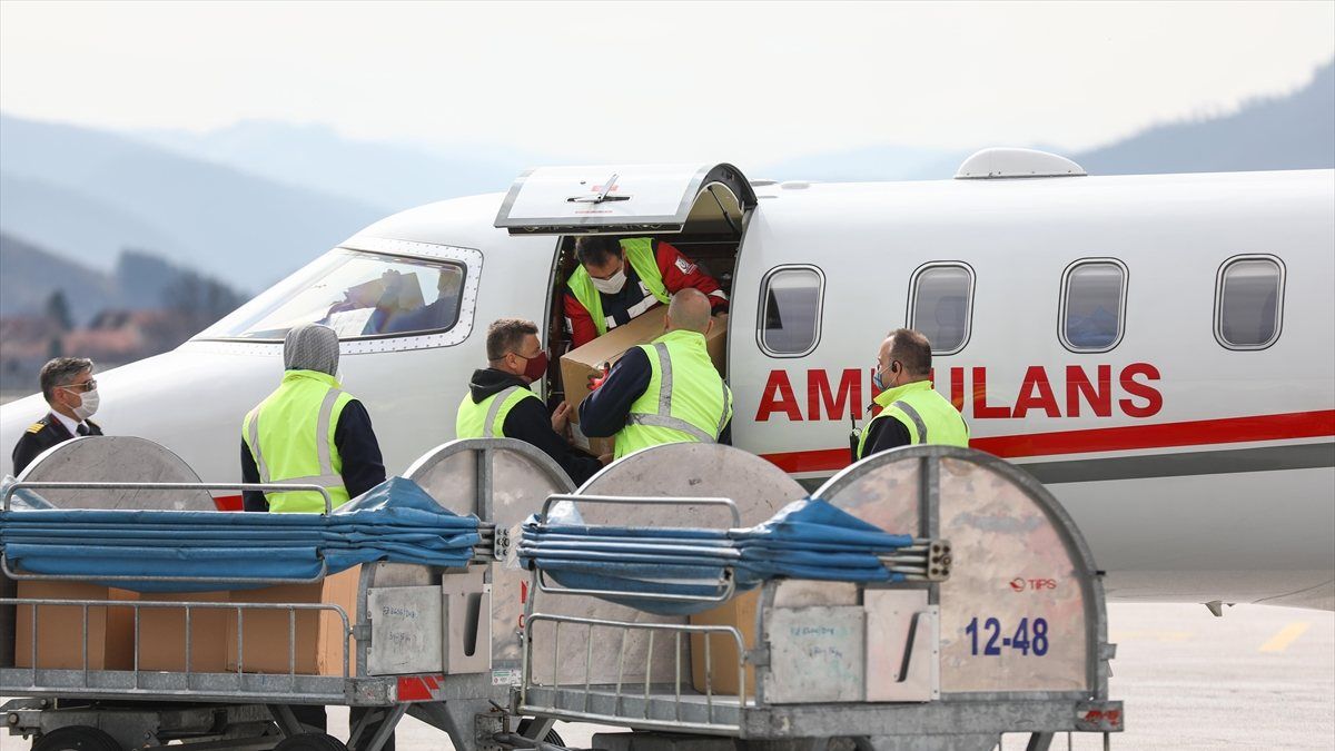 Türkiye'nin hibe ettiği korona aşıları Bosna Hersek'e ulaştı