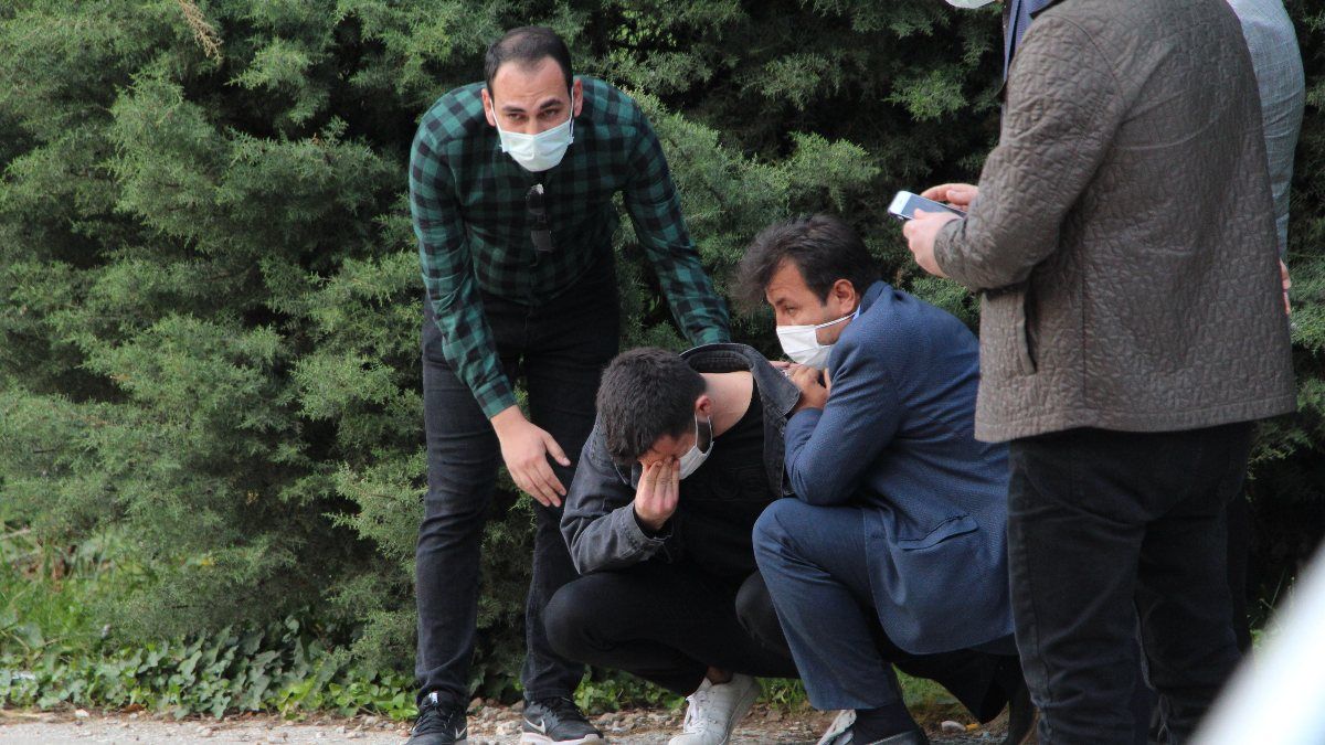 Denizli'de babasının ölüm haberini alan çocuklar yürek sızlattı