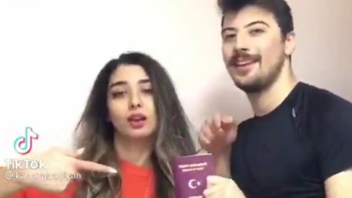 Türk pasaportunu aşağılayıcı video çektiler