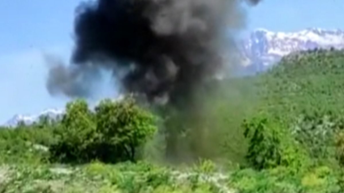 Irak'ın kuzeyinde hain teröristlerin inleri imha ediliyor