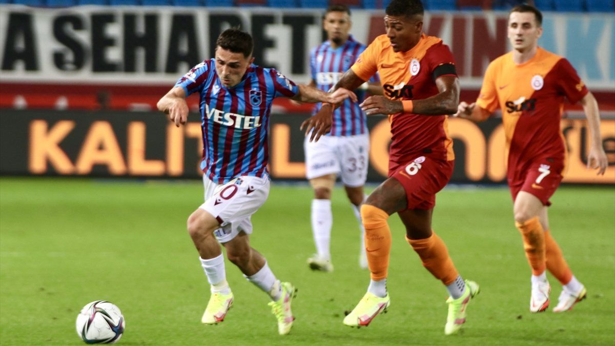 Trabzonspor-Galatasaray derbisinde beraberlik var