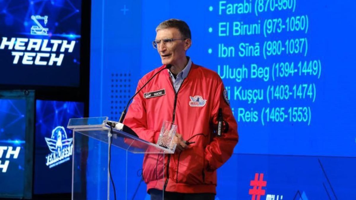 Aziz Sancar'ın bayrak hassasiyeti