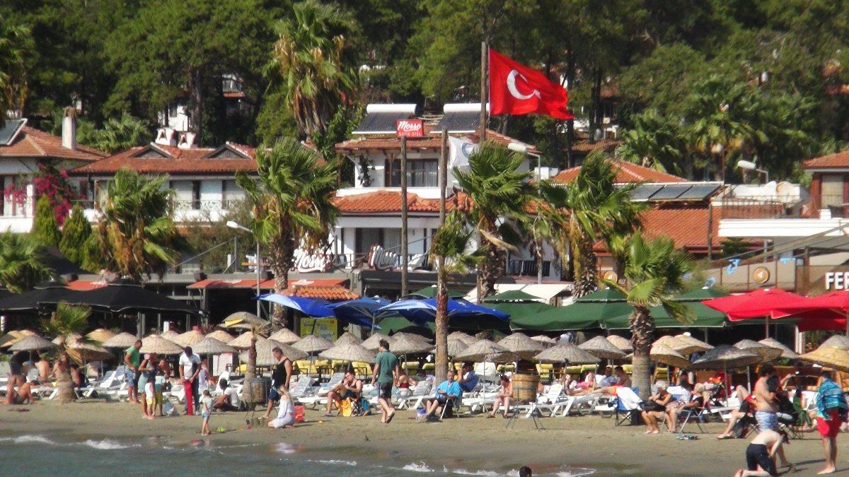 Muğla'da ekim ayında sahiller doldu