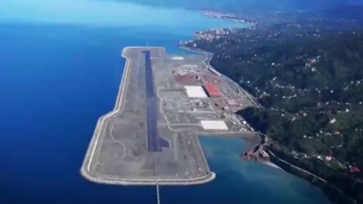 Rize-Artvin Havalimanı'nda devam eden çalışmalarda sona yaklaşıldı
