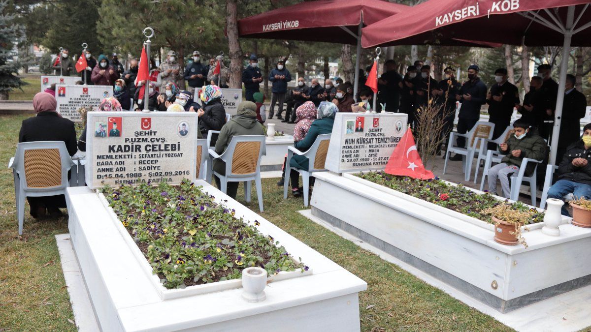 El Bab şehitleri mezarları başında anıldı