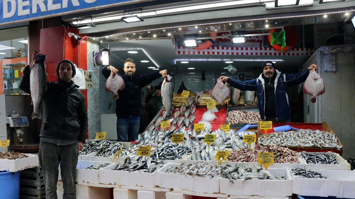 Karadeniz’de en ucuz balığın kilosu 10, en pahalı balığın kilosu 250 TL