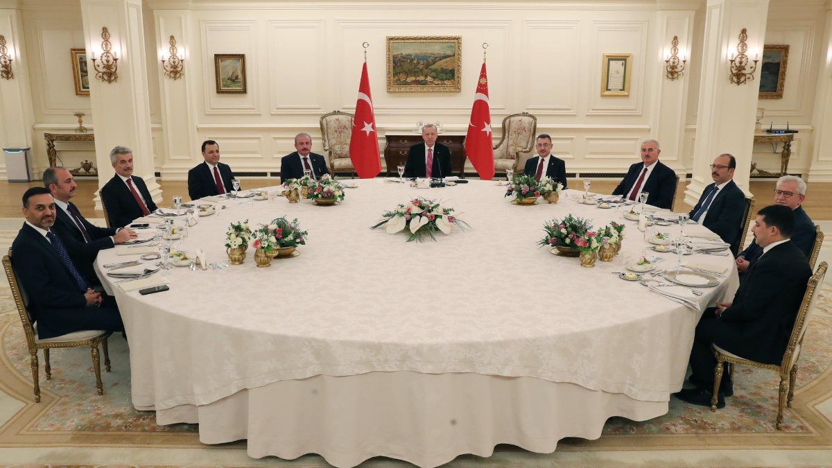 Cumhurbaşkanı Erdoğan; yasama, yürütme ve yargı organı temsilcilerini kabul etti