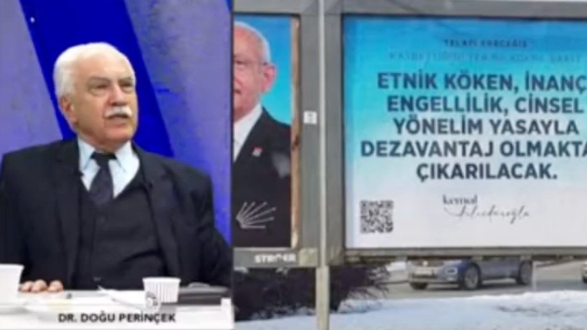 Doğu Perinçek'ten CHP'nin 'cinsel yönelim' afişine eleştiri