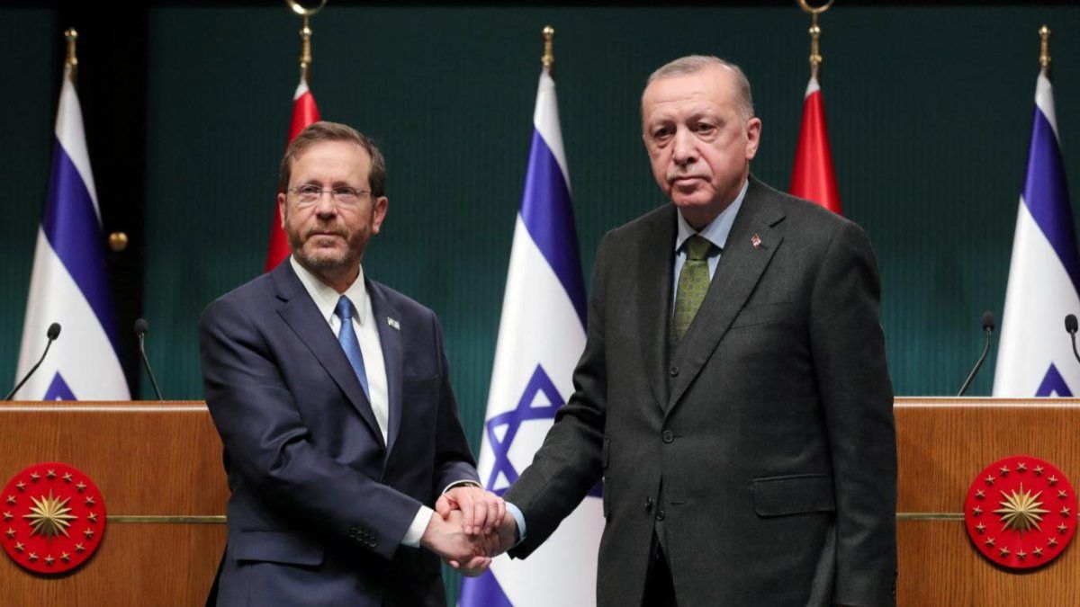 Cumhurbaşkanı Erdoğan, İsrail Cumhurbaşkanı Herzog'la görüştü