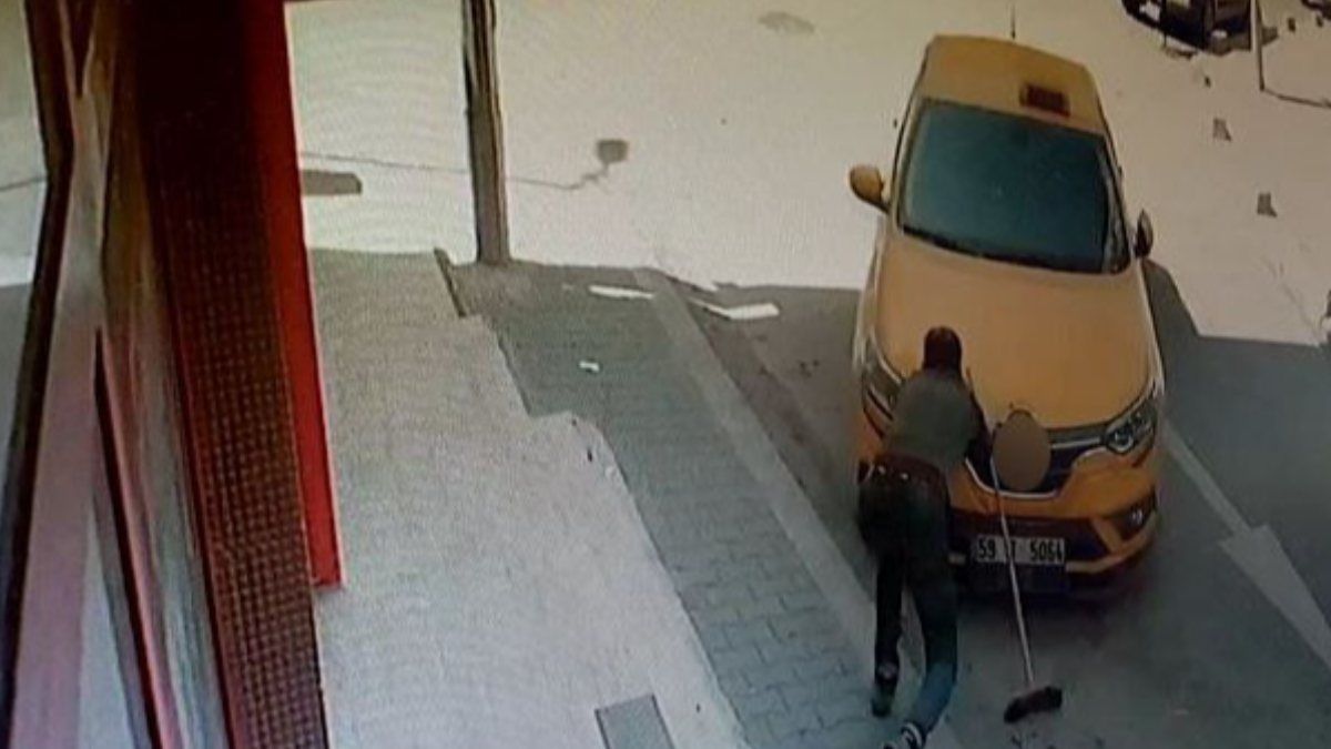 Tekirdağ'da el freni unutkanlığı esnafı hastanelik etti
