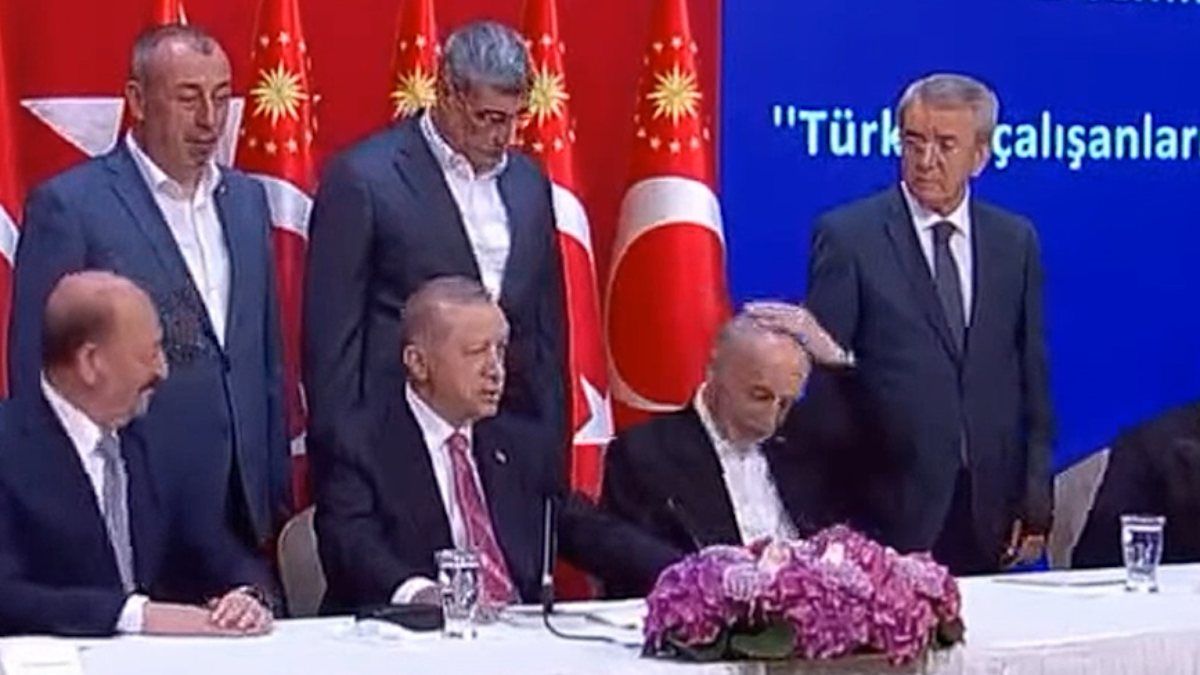 Cumhurbaşkanı Erdoğan'dan Ergün Atalay'a: Senin başında da saç kalmadı ya