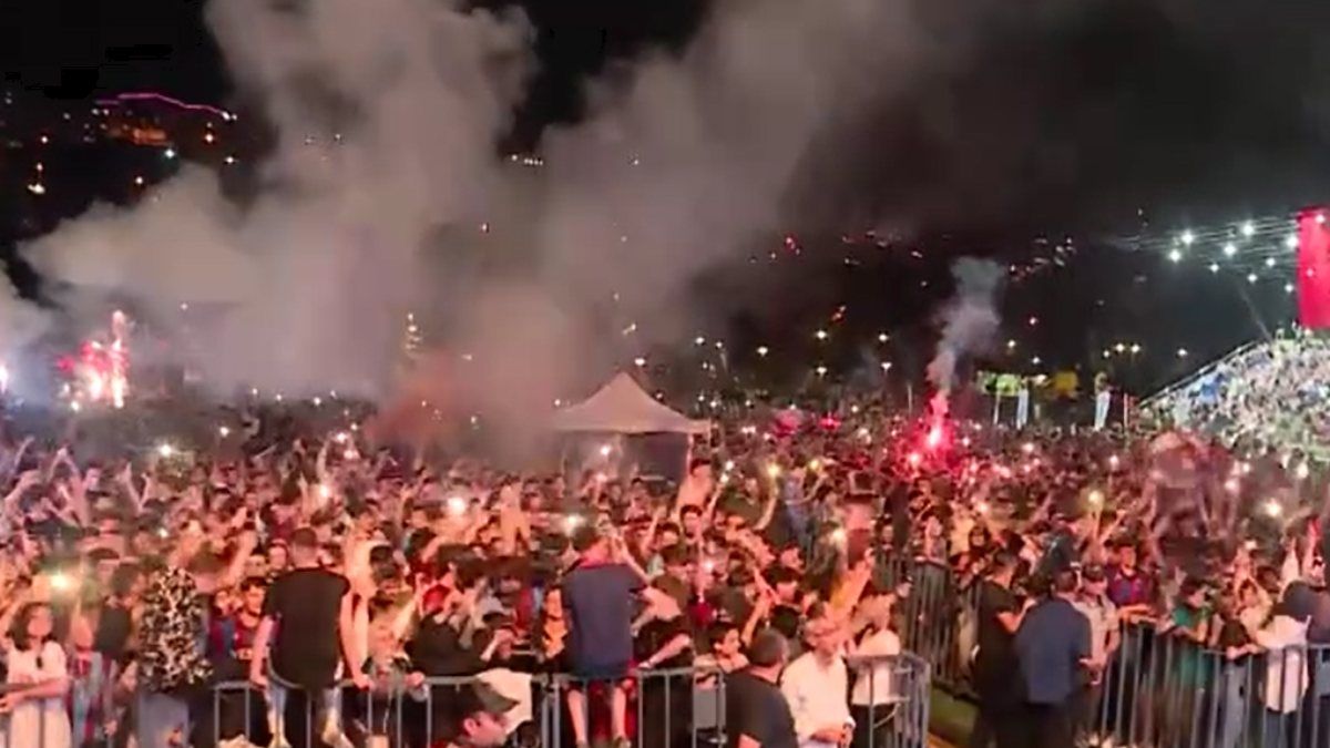 Trabzonspor taraftarı Süper Kupa sevinci yaşadı