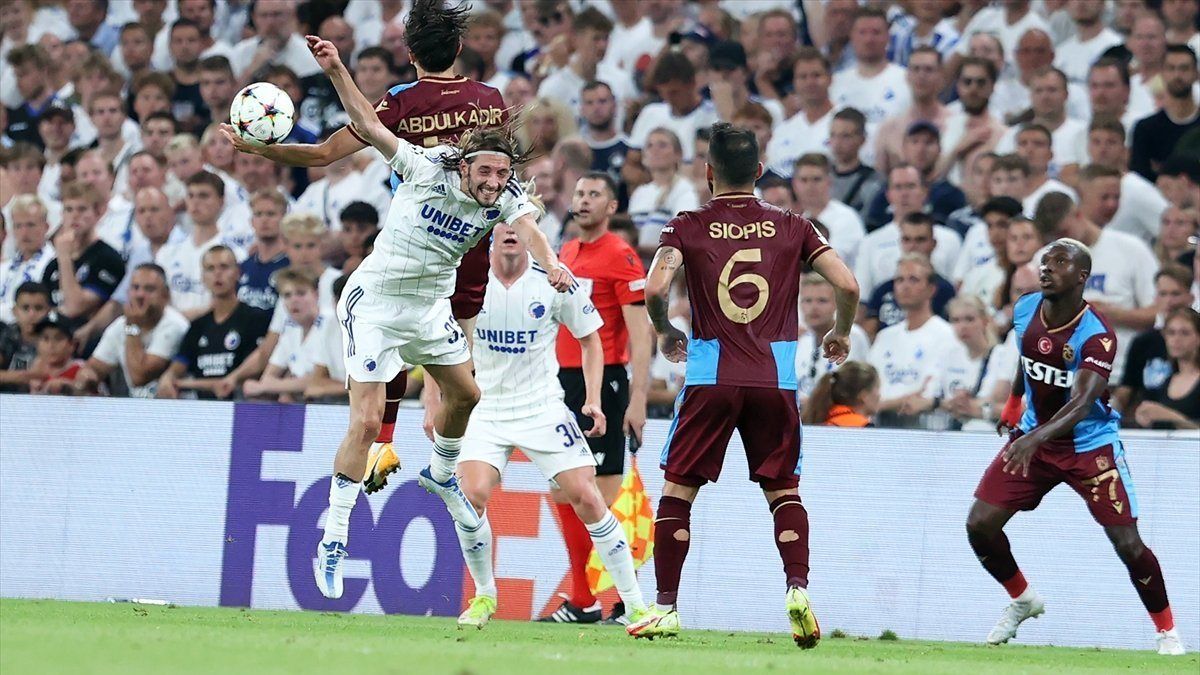 Trabzonspor'un Kopenhag maçı 11'i belli oldu.