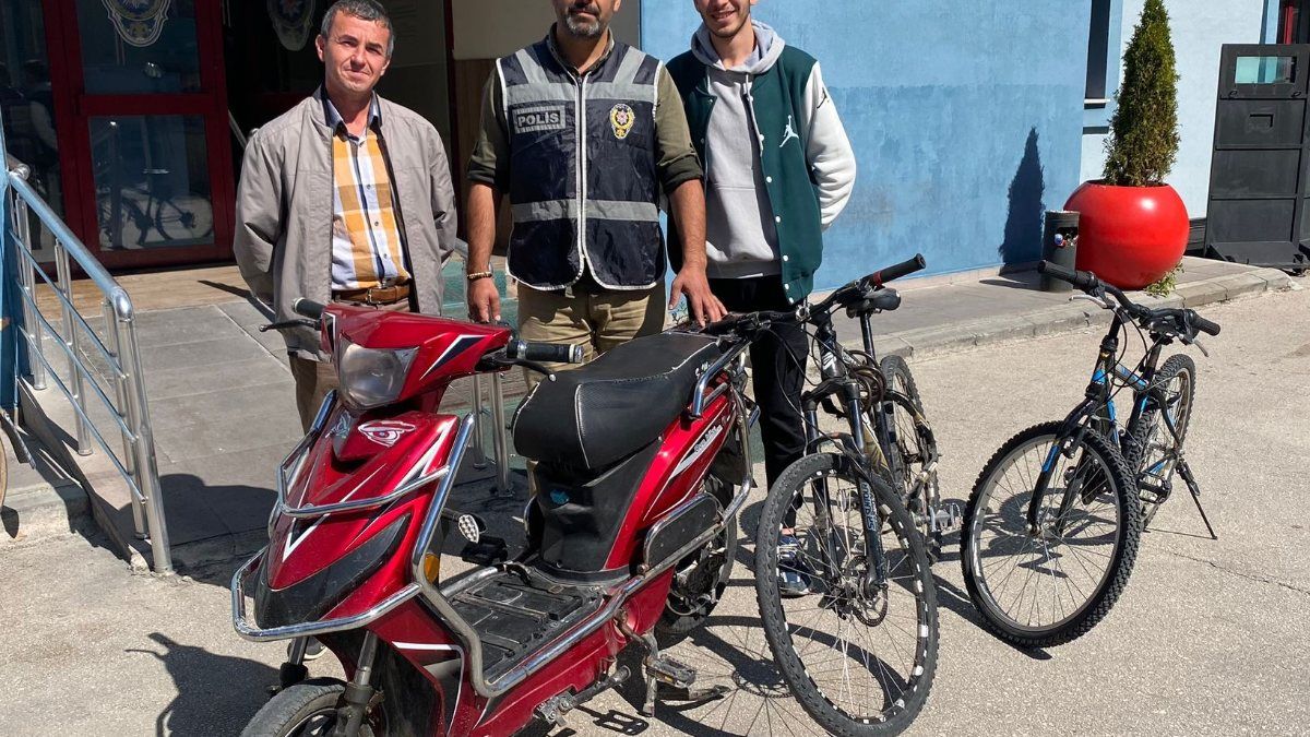 Bolu'da suçüstü yakalanan hırsız adliyeye sevk edildi