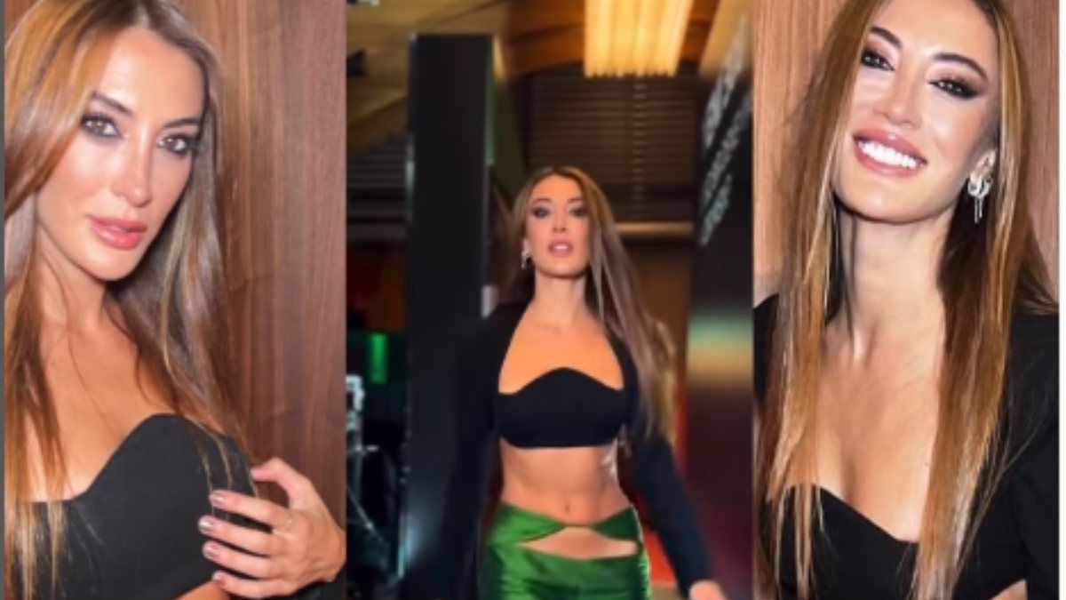 Merve Oflaz'ın pencereli pantolonu