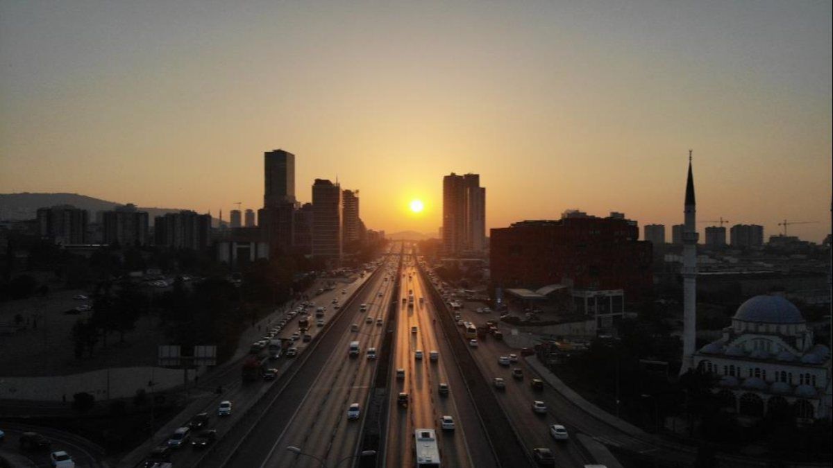 İstanbul'da gün doğumu