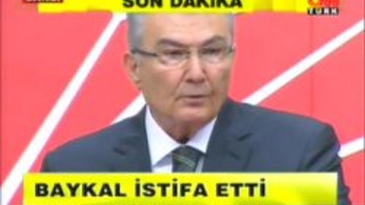 Baykal istifaya eşiyle birlikte karar verdi