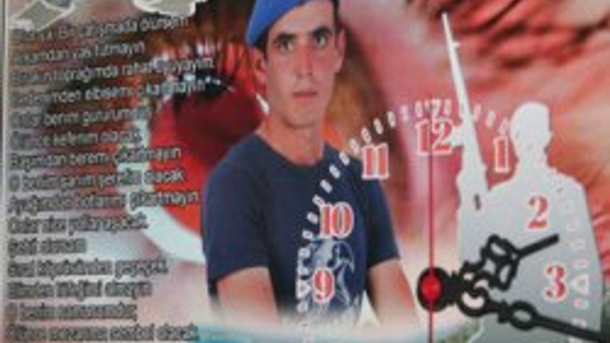 Şehit askerin ağlatan şiiri