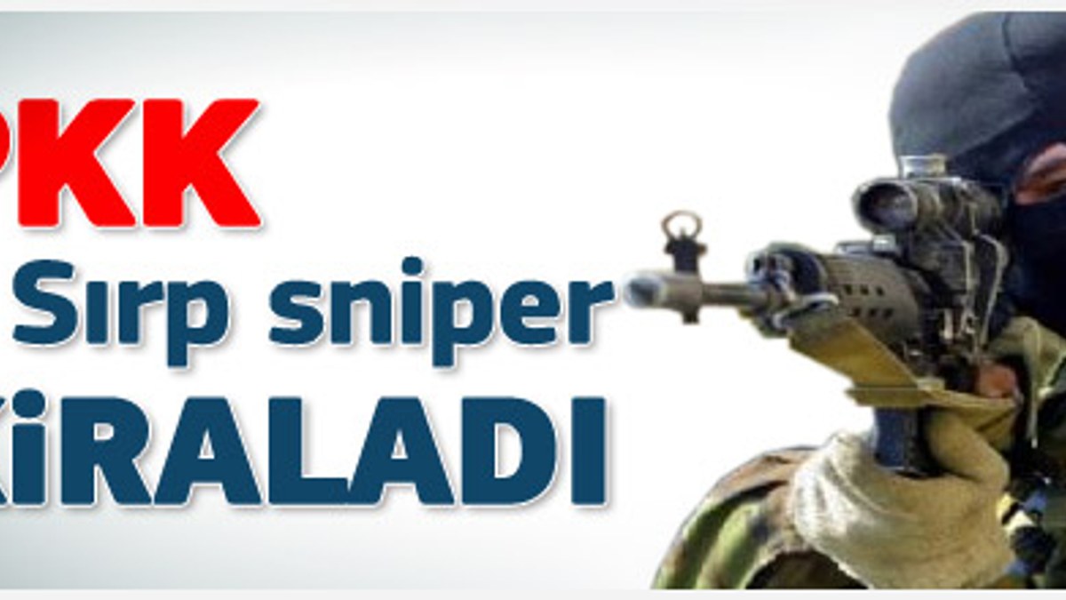 PKK sniper kiraladı iddiası